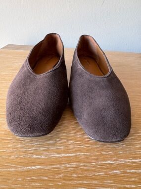 NWOB! | MADEWELL Women’s The Mylie Ballet Flat in Dark Carob Suede | Size 6.5